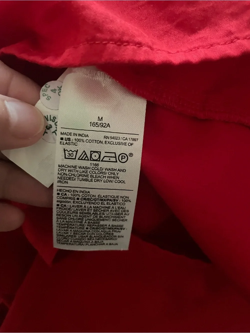 Old Navy Amaryllis Red Puff Sleeve Poplin Peplum Top Medium